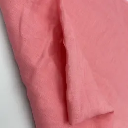 Women Garments Solid Color Pure Linen Textile