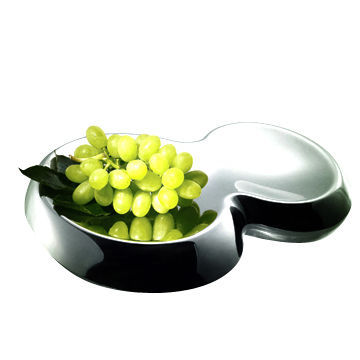 Stainless Steel Fruit Plate, Customized Brands are Accepted