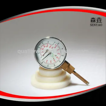 Both pressure and temperature meter