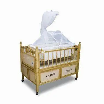 Baby Cradle, Made of Solid Wood or MDF, Measures 125 x 78 x 95cm