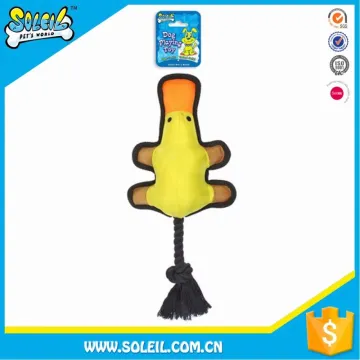 Wholesale Price Eco-Friendly Plush Duck Dog Toy