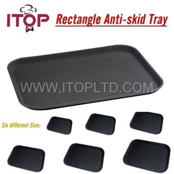 Plastic Non-slip Fast Food Tray/Round Anti-skid tray