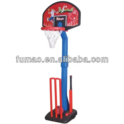 Kid plastic basketball stand