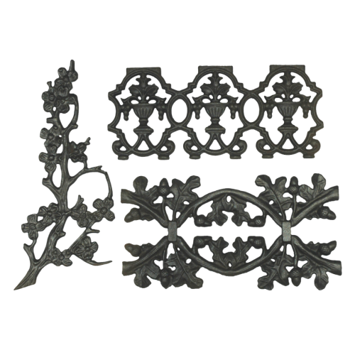 Ferro forjado de metal ornamental