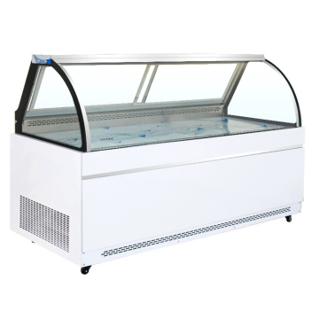 Commercial Deli Cabinet: Right Angle Flat Top Service Counter with Refrigeration