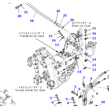 14X-22-50002 Power Train Assembly FOR D65PX-16