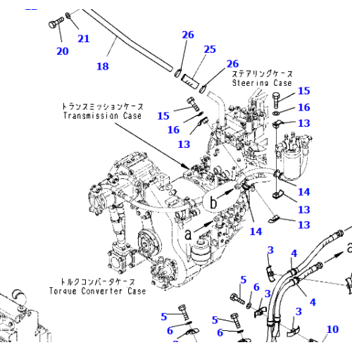 14X-22-50002 Power Train Assembly FOR D65PX-16