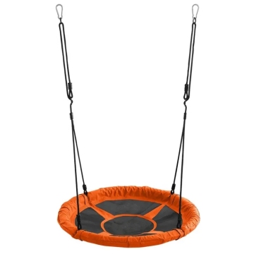 Großer runde Vogelnest Design sicherer Outdoor -Metall -Swing -Sitz für Kinder