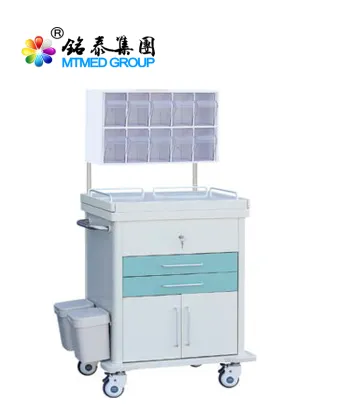 Anesthesia treatment cart with accessories
