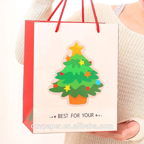 Eco-friendly Custom Logo Printed Christmas Gift Paper Bag
Eco-friendly Custom Logo Printed Christmas Gift Paper Bag