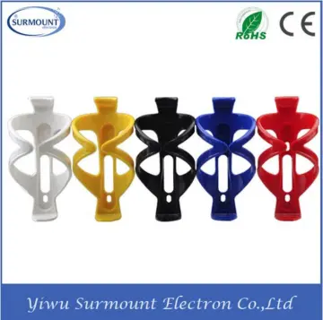 Super light colorful plastic cup holder bicycle water bottle holder