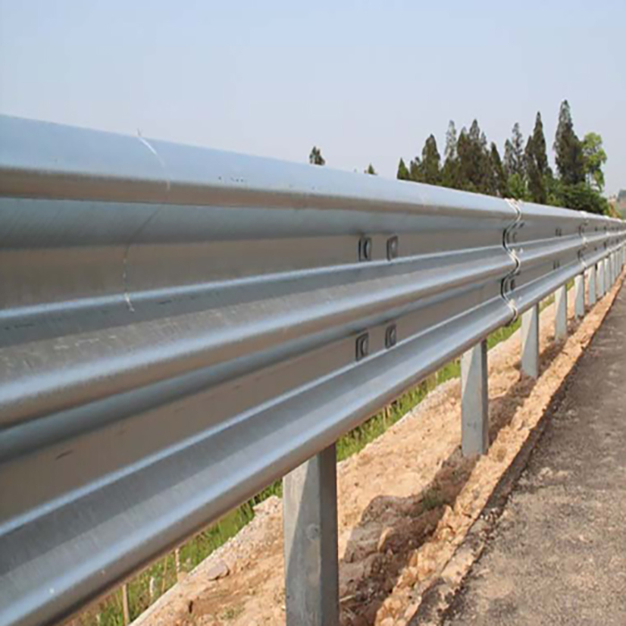 galvanised highway guardrail highway fence