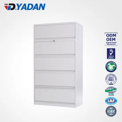 white lateral file cabinet with drawer living room cabinet designYD-E4