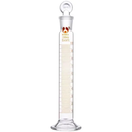 Measuring Cylinder with Ground-in Glass Stopper 25ml