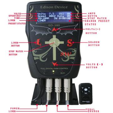 Yüksek kaliteli Edison aygıt-380 dövme güç kaynağı