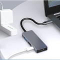 4-in-1 USB C-Hub-Adapter/Dock mit 4K HDMI