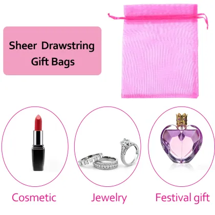 5x7 Inch Organza Pouch Bags - Packaging Organza Bags 13x18cm