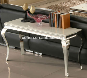 Modern simple design stainless steel console N6131