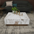 Tavolo centrale in marmo quadrato soggiorno