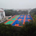 Commercial Basketball Court Floor Interlocking Court Tiles