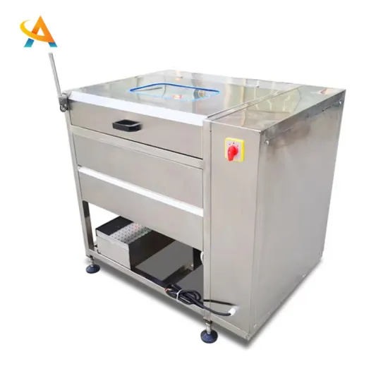 Potato Carrot Vegetable Fruit Brush Roller Spray Washing Machine