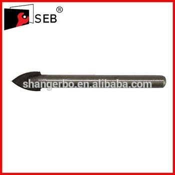 Round Shank Sand Blast Glass Bit