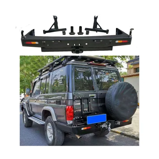 4X4 Off Road Car Rear Bull Bar Bumper for Land Cruiser 78 LC75 LC76 LC78
