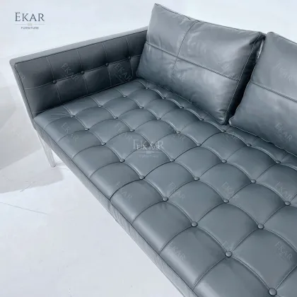 Timeless Elegance: Solid Wood Multi-Layer Pine Black Sofa