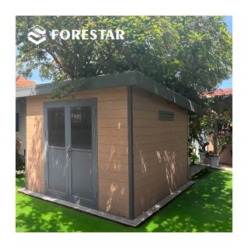 Easy Installation Outdoor WPC Garden Sheds - China Wood Plastic Composite Storage Buildings