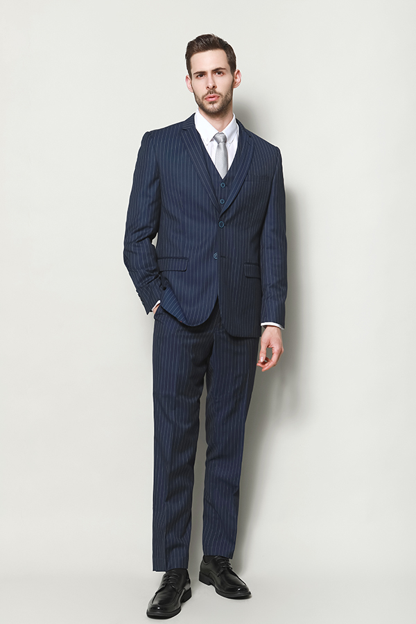 MEN'S YARN DYE STRIPE SUITS JACKETS