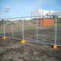 PVC coated portable security temporary construction fence panel