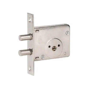 deadbolt lock body with cross cylinder