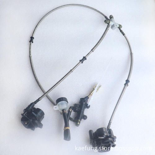 Hydraulic Rear Disc Brake Caliper System for Motorcycles, ATVs, Quad Bikes, and Dune Buggies: 150cc to 250cc