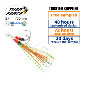 THORFORCE Epoxy Coating Wire Saltwater Jigging Hooks for Deep Sinking Lures