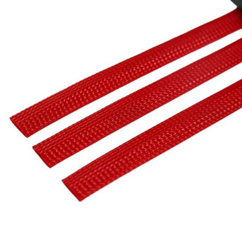 Braided Sleeve Red Cable Harness Protection