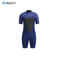 Seaskin 2mm lelaki lengan pendek kaki pendek wetsuit