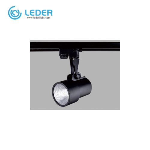 LEDER Aluminum Body Black 7W LED Track Light