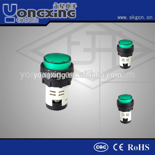 22mm CQC CCC green flashy type signal lamps for panel