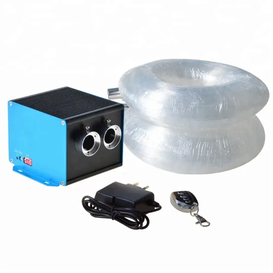 Fiber Optic Star Ceiling Kit with LED Twinkle Light - 600 Strands, 3 Sizes