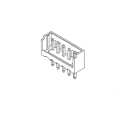 2,00 mm toonhoogte 180 ° connector serie aw2010v-np