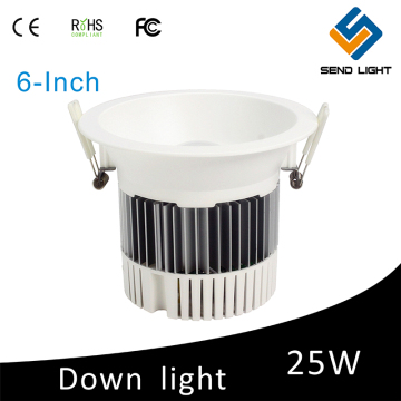 25W 6inch LED Downlight