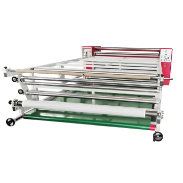 Drum style rotating Roller heat transfer machine