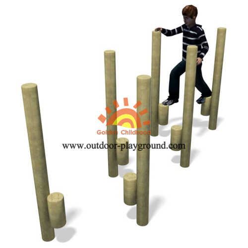 Commercial Wooden Outdoor Playground Equipment For Children