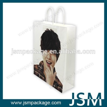 environmental Kraft packaging paper hand bag