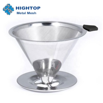 Fine Mesh Pour Over Coffee Dripper | Stainless Steel Coffee Filter