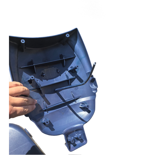 Custom Injection Blue Plastic shell hosuing