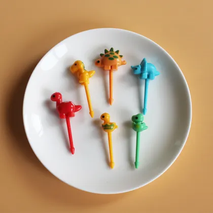 Hesheng Customized Hot Sales Fun Mini Picks for Kids - Fruit Forks & Toothpicks