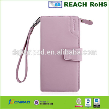 handmade women's wallet with leather