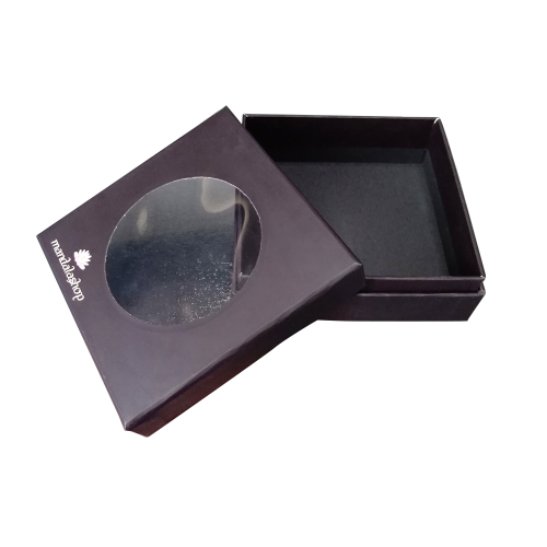 Clear PVC Window Foam Inside Gift Paper Box
