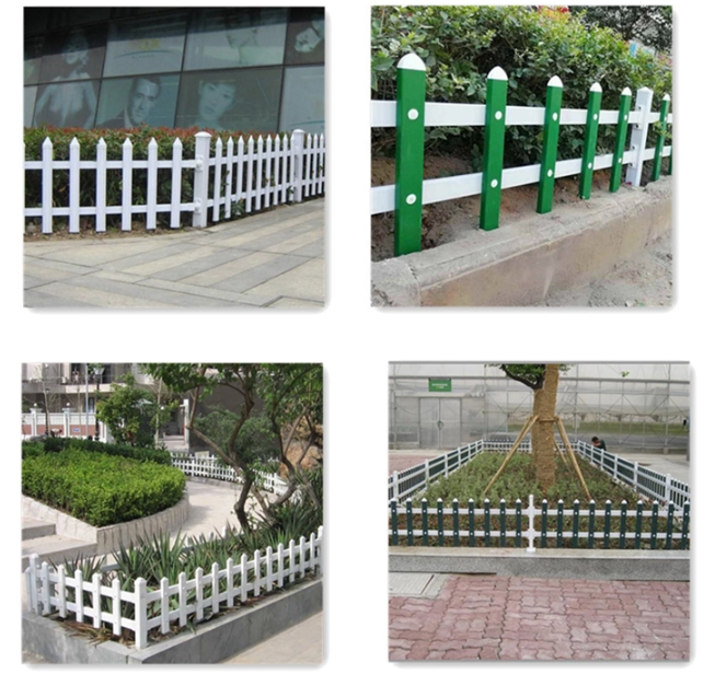 PVC Picket Plastic Lawn Edging Fence